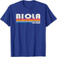 Retro Vintage 70s 80s Style Biola, CA T-Shirt - T-Shirt | Royal