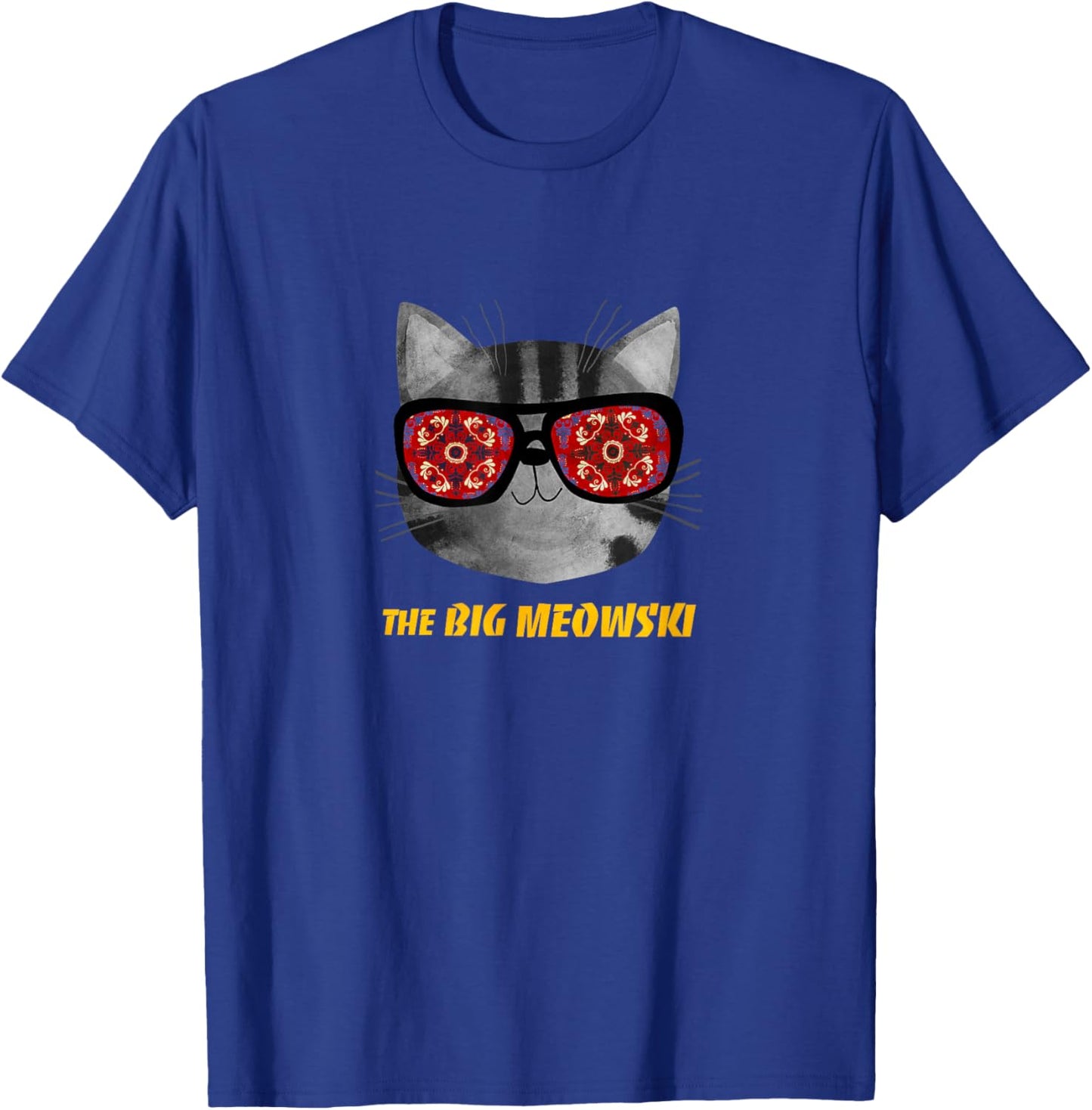 The Big MEOWski T-Shirt - T-Shirt | Royal