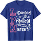 LPN Licensed Practical Nurse LPN T-Shirt - T-Shirt | Royal