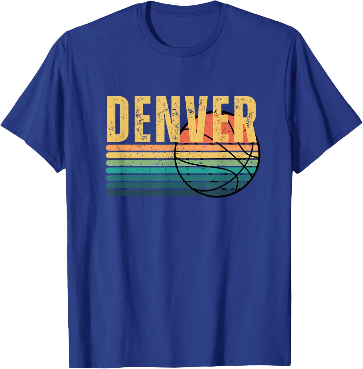 Denver Retro T-Shirt - T-Shirt | Royal