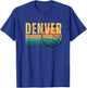 Denver Retro T-Shirt - T-Shirt | Royal