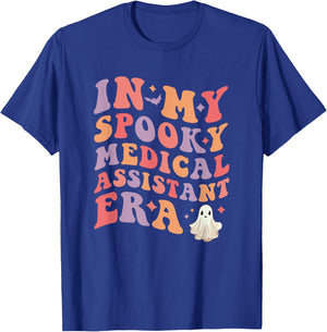 In My Spooky Medical Assistant Era Halloween Funny T-Shirt - T-Shirt | Royal