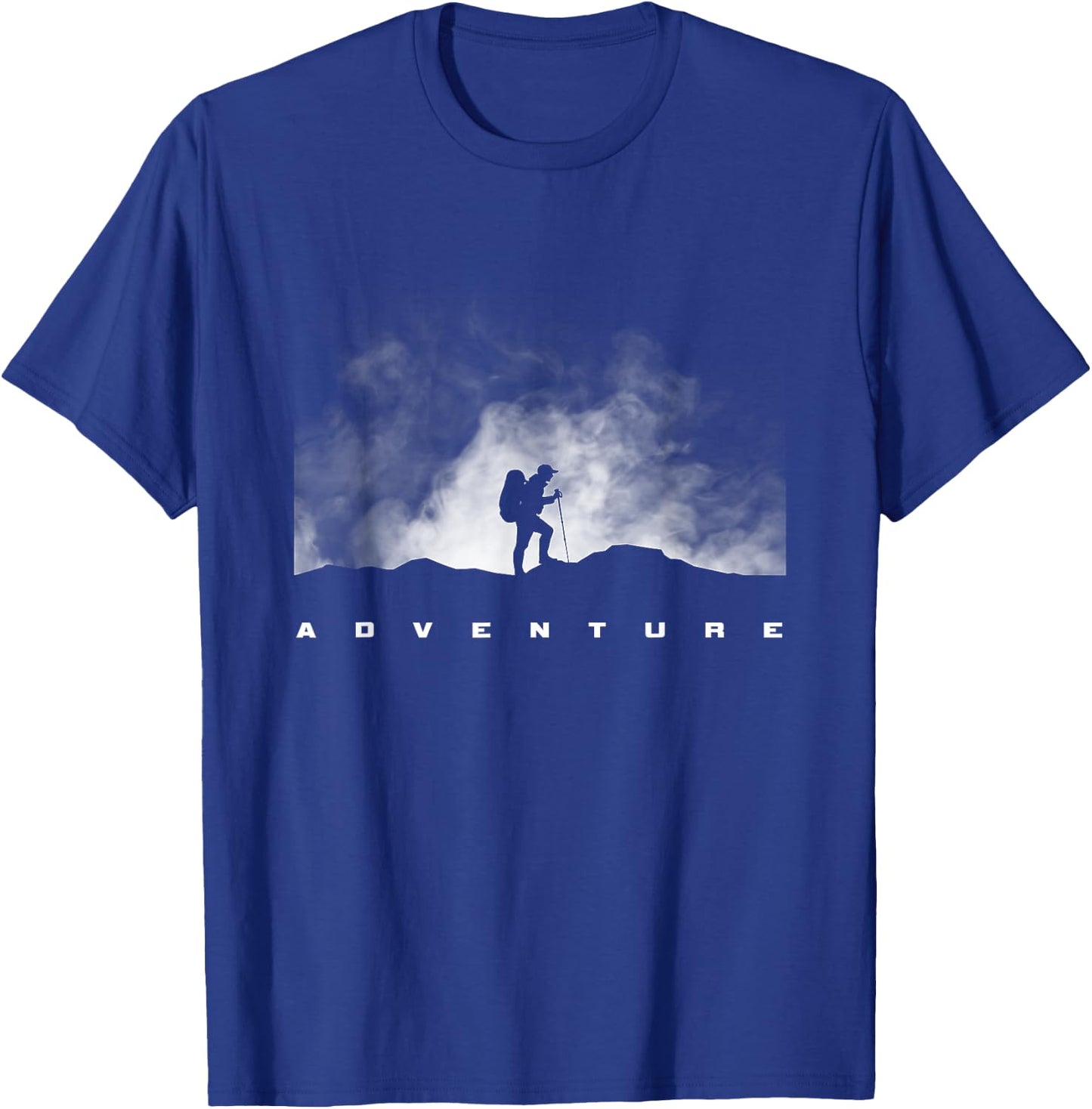Hiking Apparel - Outdoor Camping Backpacking Hiking T-Shirt - T-Shirt | Royal
