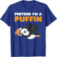 Let's pretend I'm a puffin halloween costume, icelandic bird T-Shirt - T-Shirt | Royal