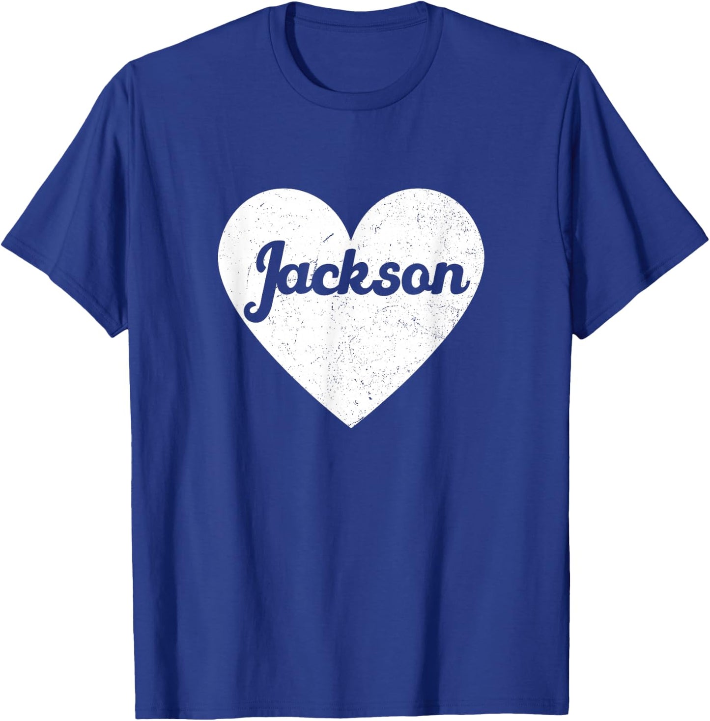 I Heart Jackson - First Names And Hearts, I Love Jackson T-Shirt - T-Shirt | Royal