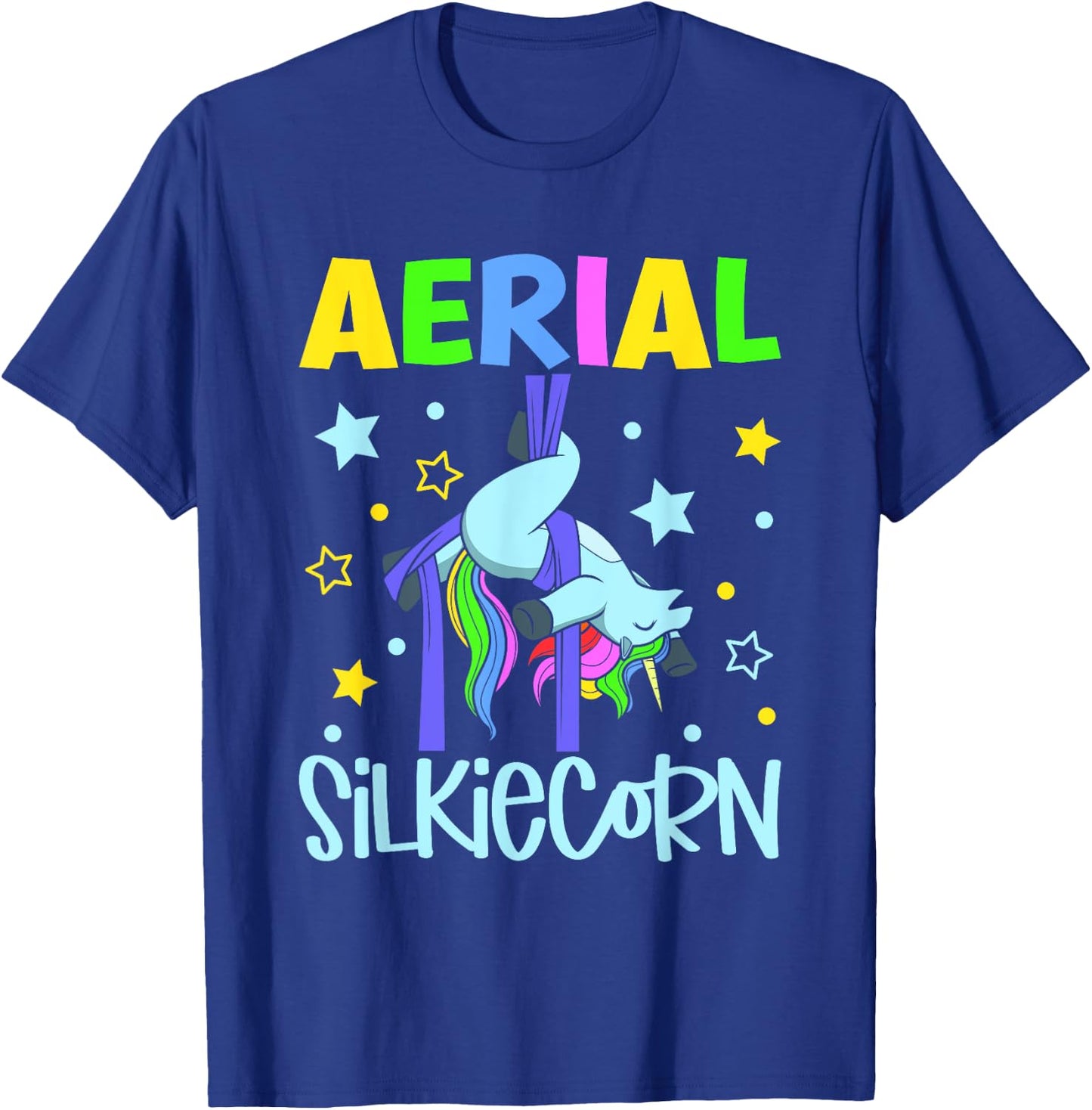 Aerial Silkiecorn - Aerial Silks T-Shirt - T-Shirt | Royal