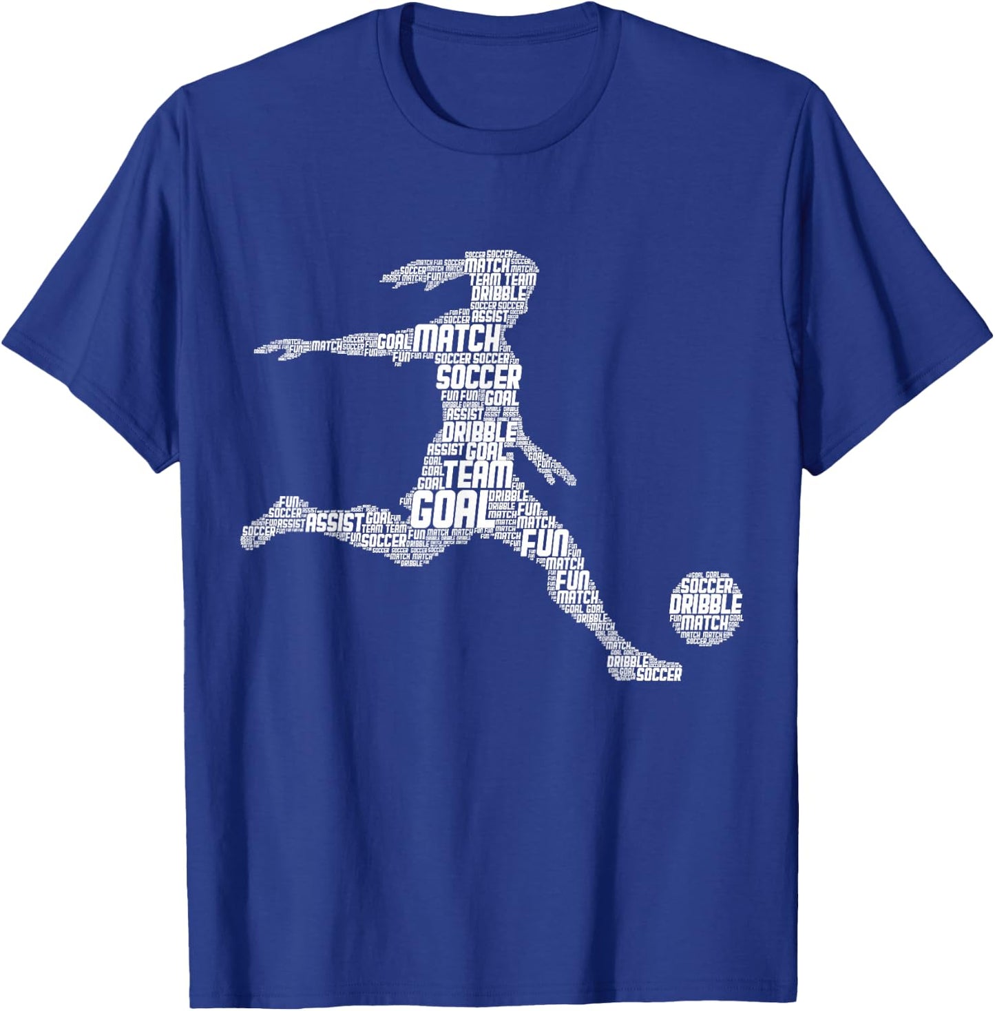 Soccer Girl Women Youth Player T-Shirt - T-Shirt | Royal
