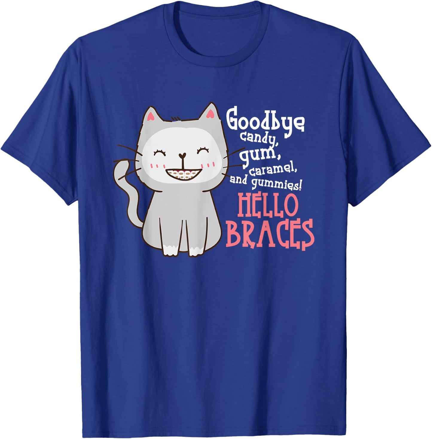 Orthodontist Animal Braces Boys Girls Kids Getting Braces T-Shirt - T-Shirt | Royal