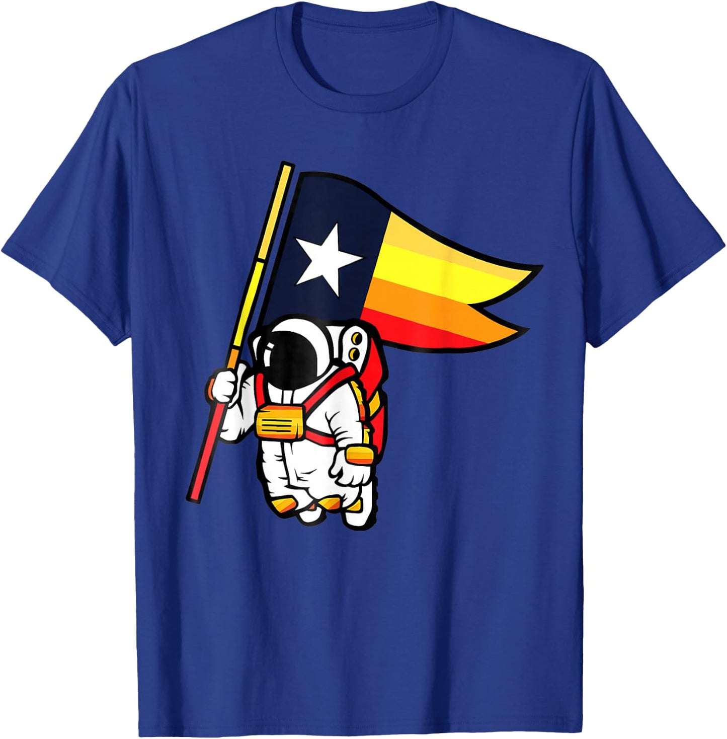 Houston Space City Astronaut T-Shirt - T-Shirt | Royal