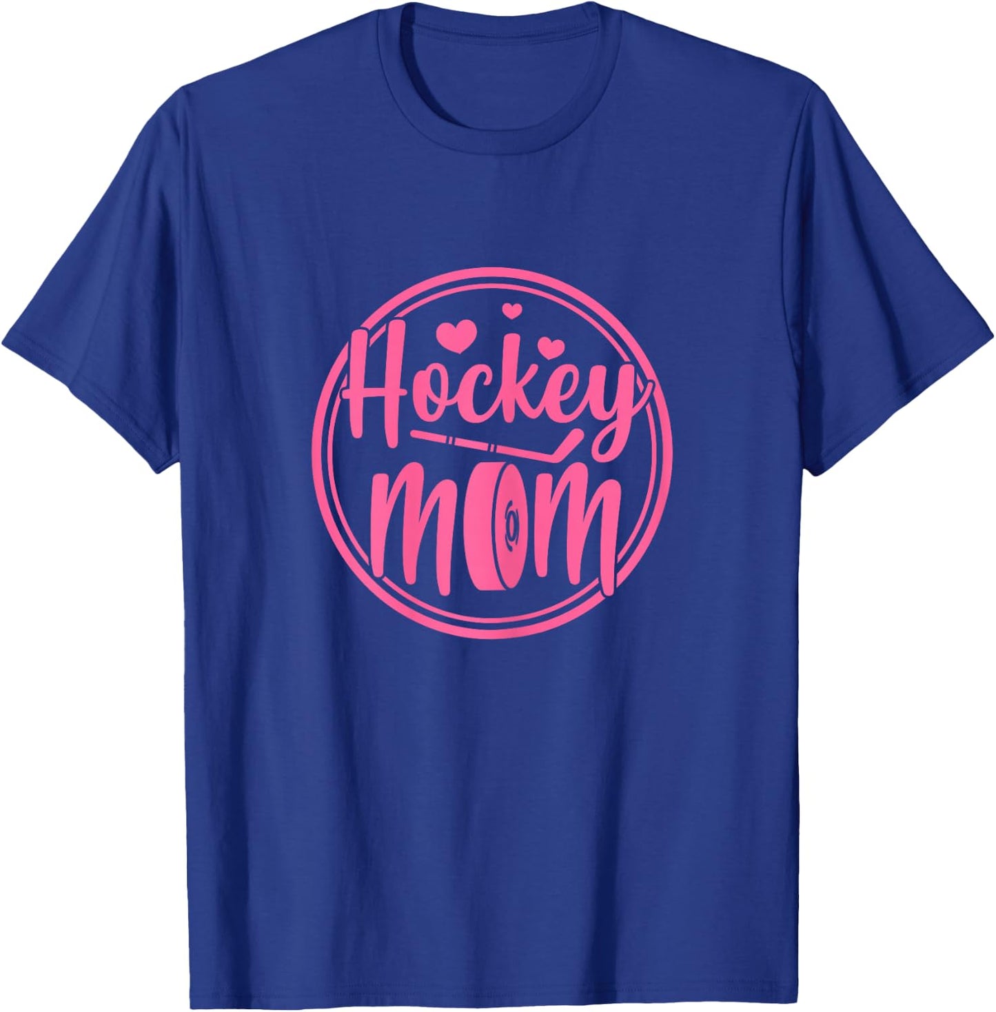 Hockey Mom Ice Player Mother Mother's Day T-Shirt - T-Shirt | Royal