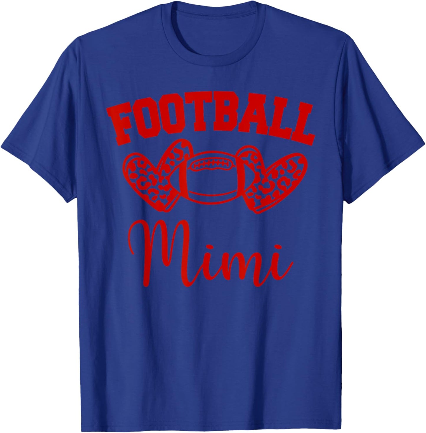 American Football Mimi Football Family Matching T-Shirt - T-Shirt | Royal