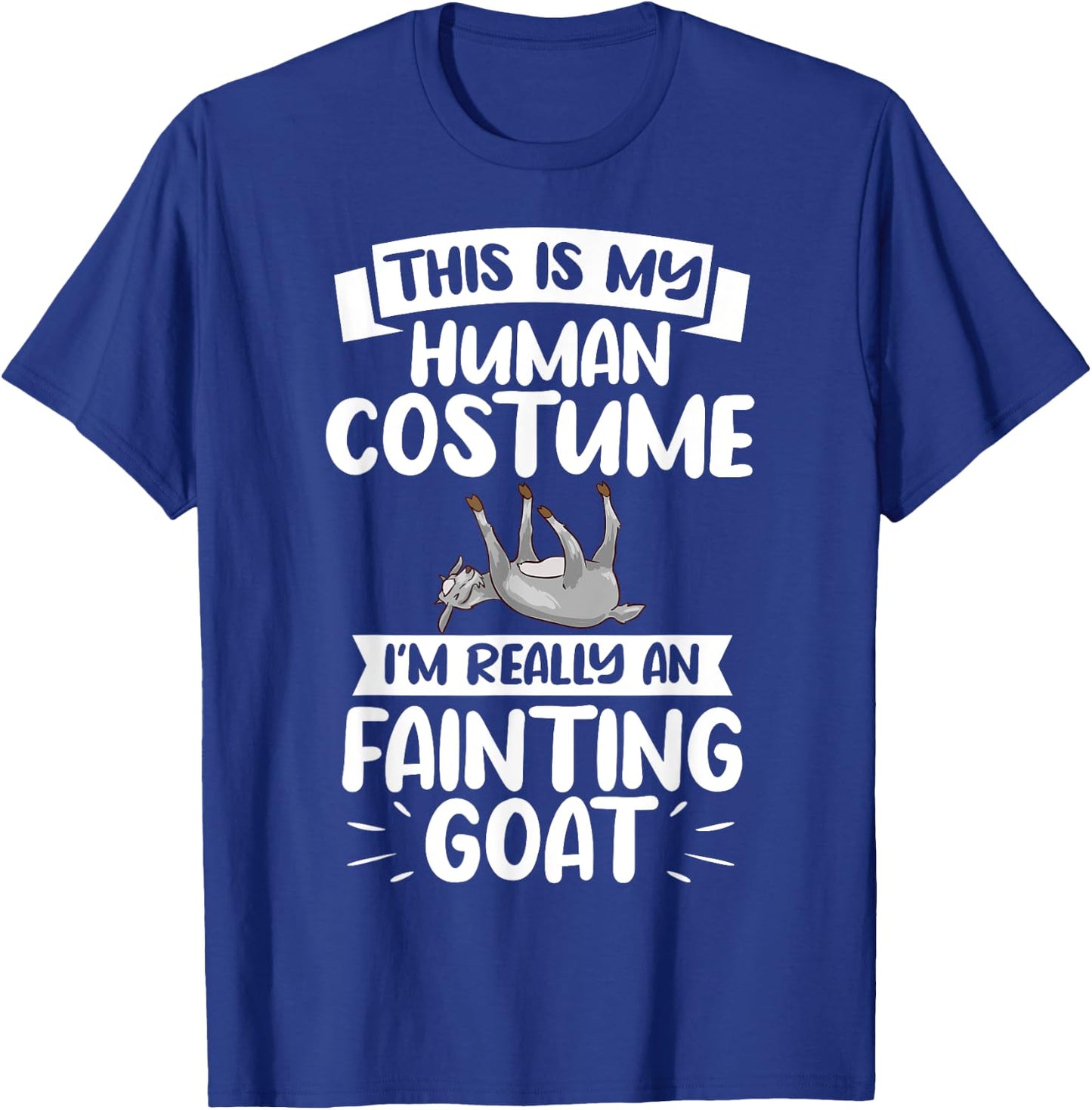 Fainting Goat Funny Tennessee Myotonic Goats T-Shirt - T-Shirt | Royal