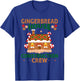 Official Gingerbread House Construction Crew T-Shirt - T-Shirt | Royal