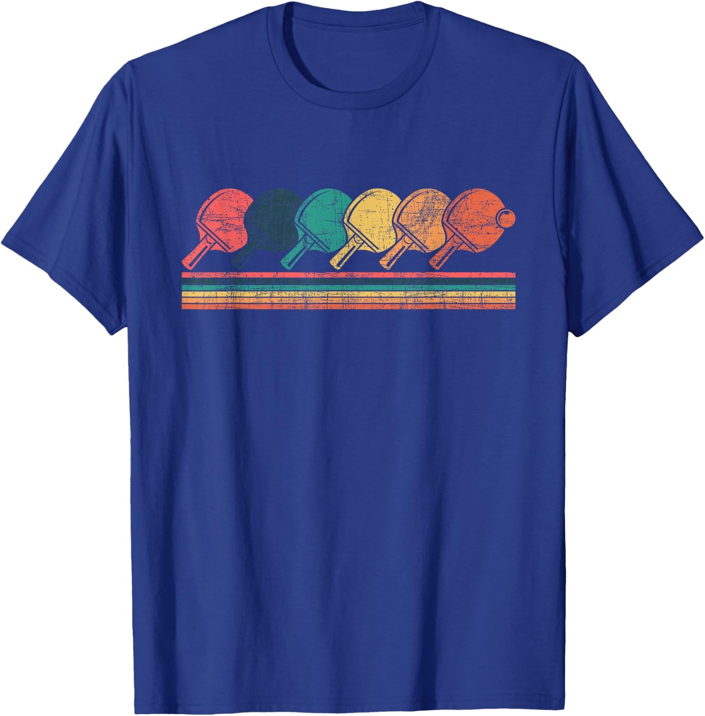 Retro Table Tennis - Tournament Player Ping Pong Enthusiast T-Shirt - T-Shirt | Royal