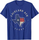 Vintage Lackland AFB Texas State Flag Map Souvenir Gift T-Shirt - T-Shirt | Royal