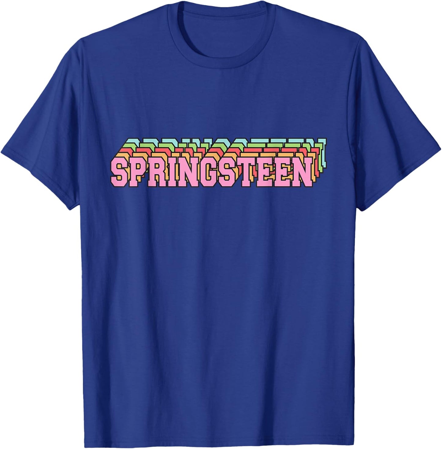 Springsteen 80s Vintage Retro Spring T-Shirt - T-Shirt | Royal