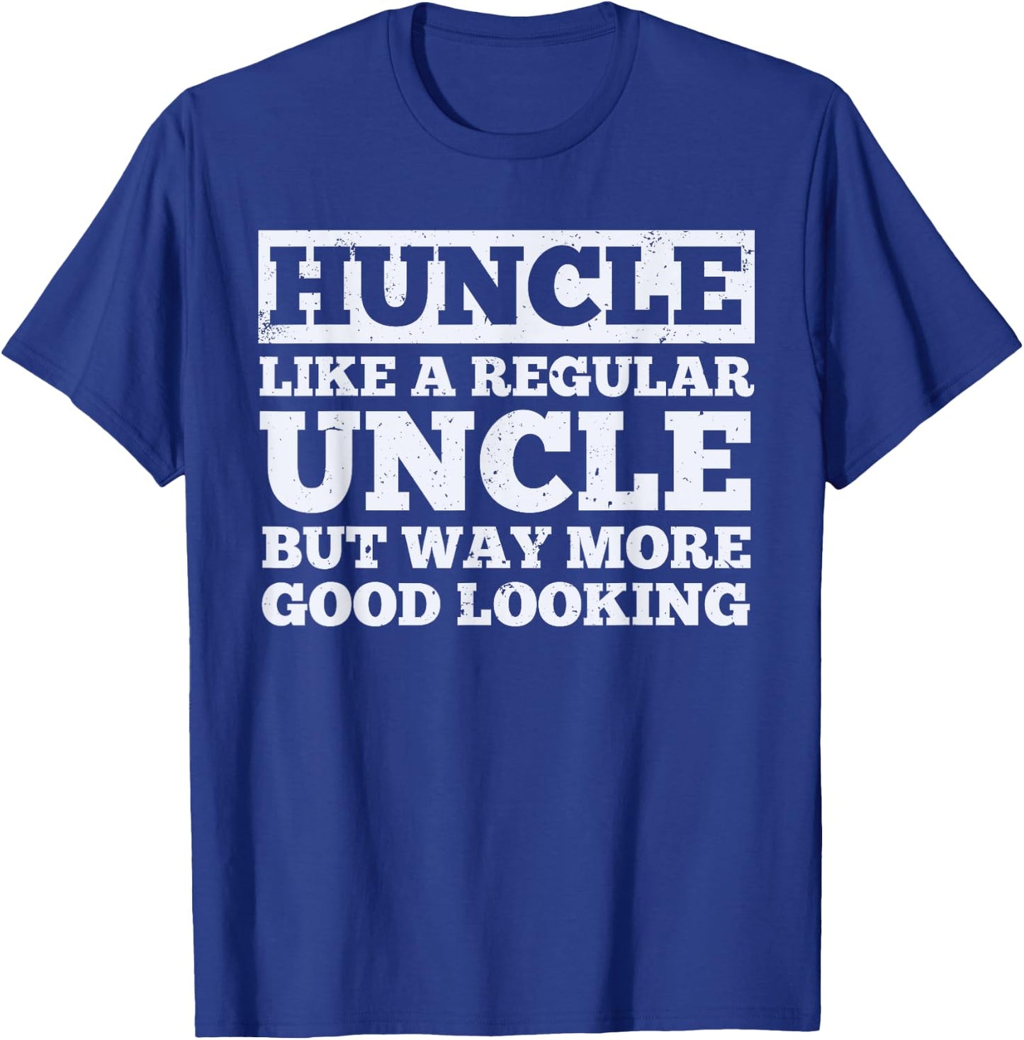 Funny Uncle Design Best Uncle Male Relative Lovers T-Shirt - T-Shirt | Royal