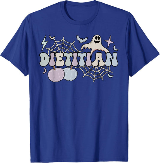 Spooky Dietitian Halloween Dietetics T-Shirt - T-Shirt | Royal