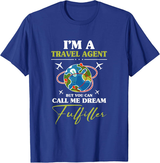 Vacation Planner Travel Agency Travel Agent T-Shirt - T-Shirt | Royal