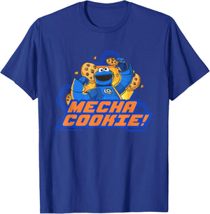Sesame Street Mecha Builders Mecha Cookie! T-Shirt - T-Shirt | Royal