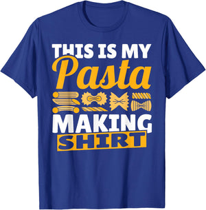 Noodles Funny This Is My Pasta Making Cute Spaghetti T-Shirt - T-Shirt | Royal