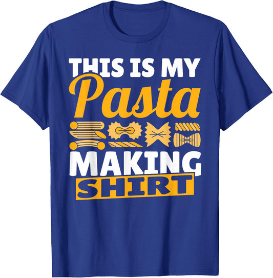 Noodles Funny This Is My Pasta Making Cute Spaghetti T-Shirt - T-Shirt | Royal