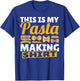 Noodles Funny This Is My Pasta Making Cute Spaghetti T-Shirt - T-Shirt | Royal