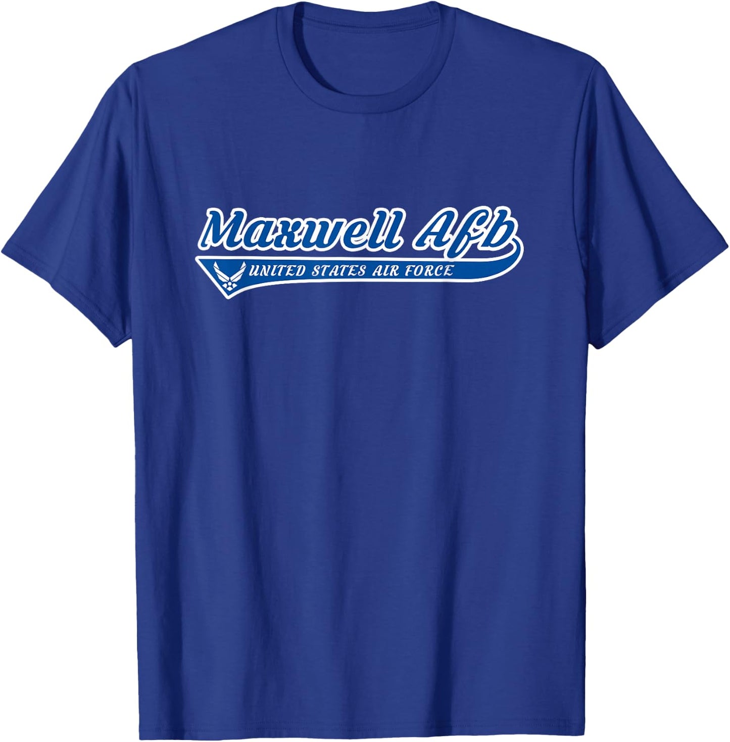 Maxwell Air Force Base - Maxwell AFB Alabama AL Vintage Gift T-Shirt - T-Shirt | Royal