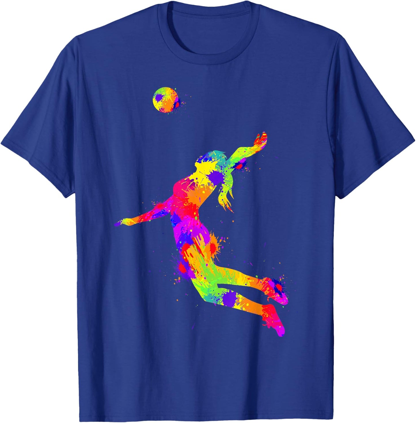 Volleyball Girls Volleyballer Women T-Shirt - T-Shirt | Royal