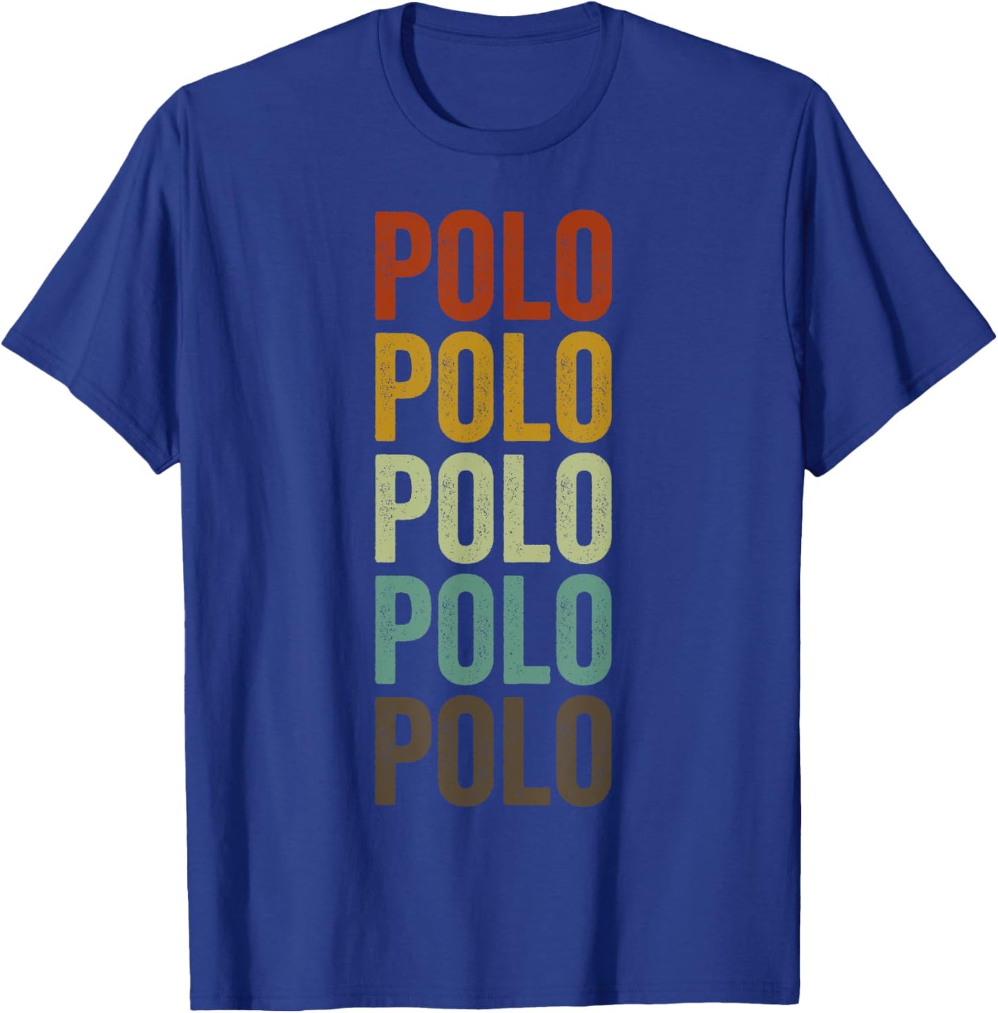 Polo Player Coach Team T-Shirt - T-Shirt | Royal