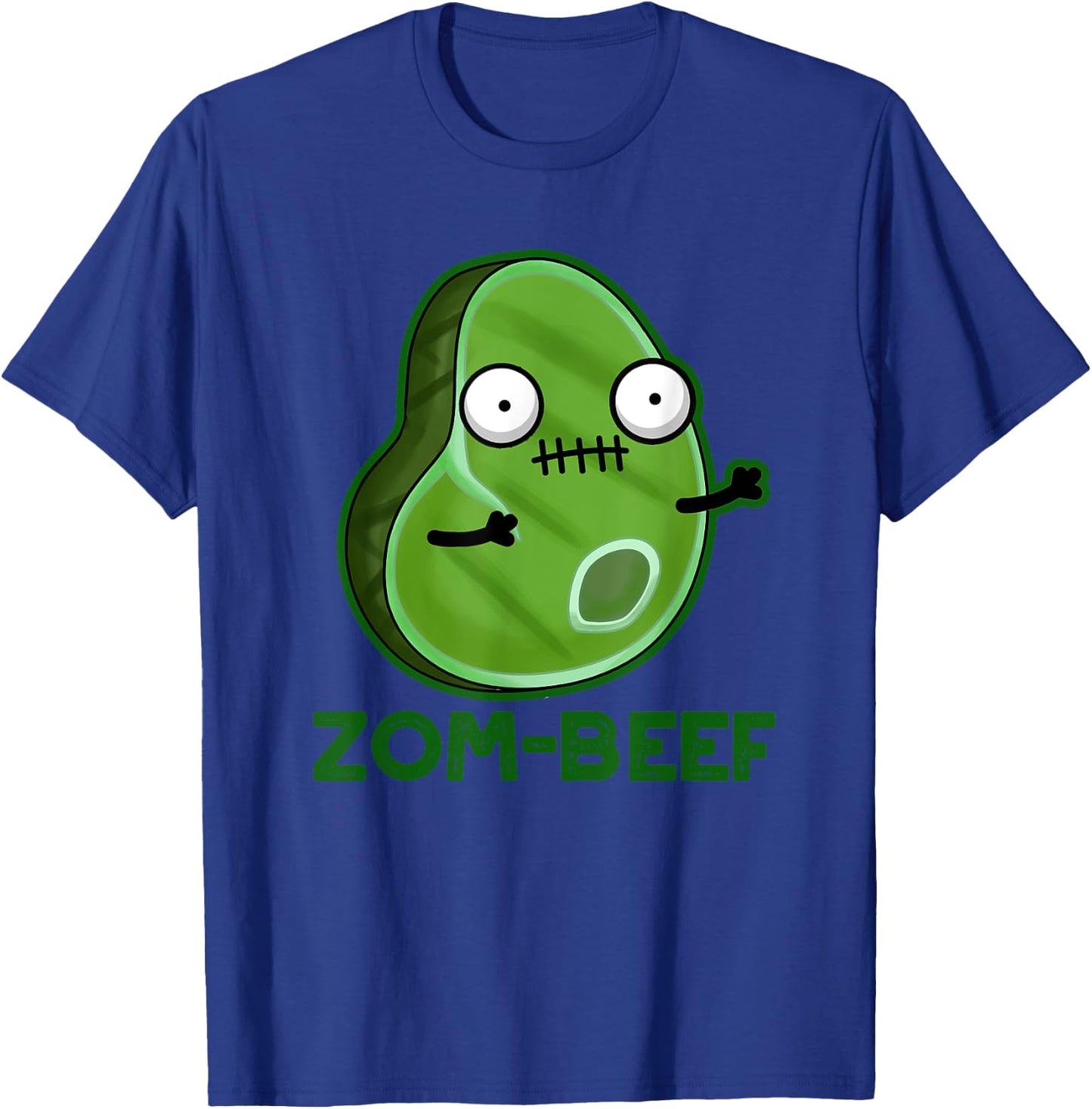 Zom-beef Funny Zombie Beef Pun T-Shirt - T-Shirt | Royal
