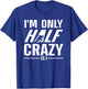 Funny Half Marathon Art Men Women Runner Marathoner Finisher T-Shirt - T-Shirt | Royal