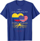 Colombia USA Proud Of Both Countries Colomerican T-Shirt - T-Shirt | Royal