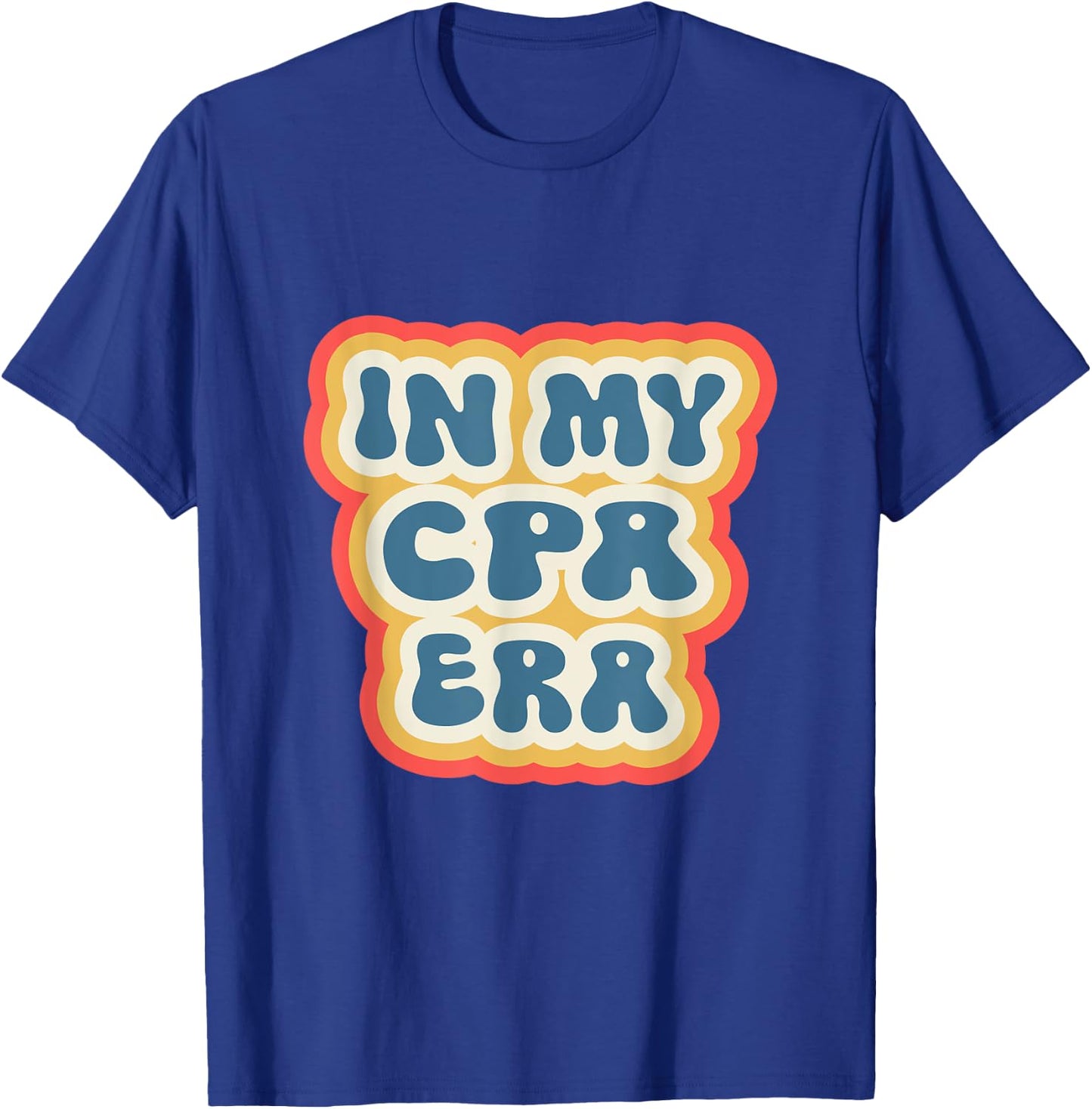 Retro Groovy In My CPA Era T-Shirt - T-Shirt | Royal