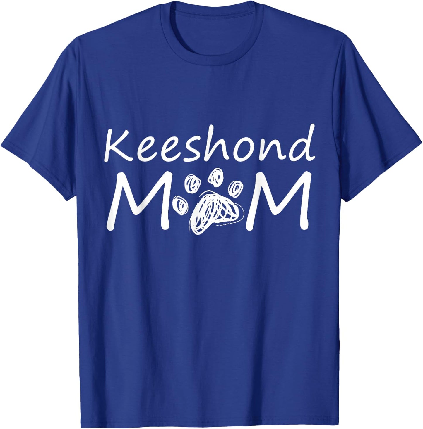 Keeshond Mom Puppy Owner Dog Breed Mommy Mother Mama T-Shirt - T-Shirt | Royal
