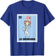La Enfermera Mexican Bingo Card The Nurse Nursing Spanish T-Shirt - T-Shirt | Royal
