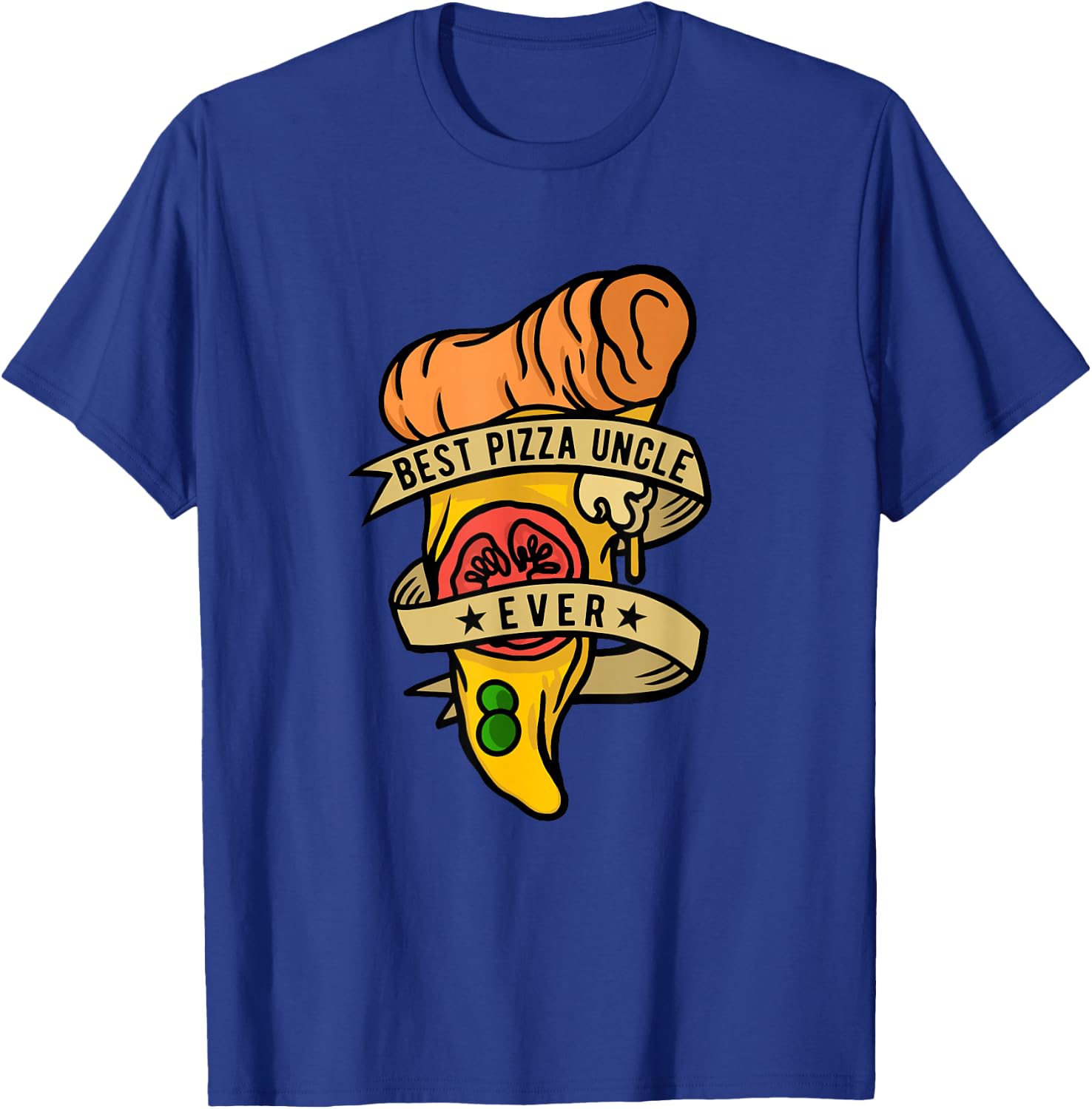 Best Pizza Uncle Ever Hobby Pizza Maker T-Shirt - T-Shirt | Royal