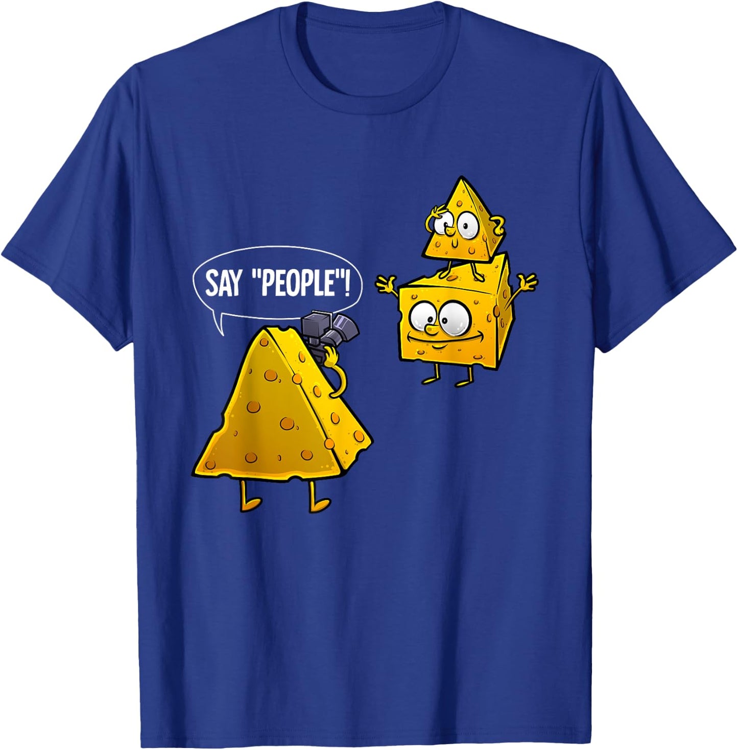Cool Photography Gift Men Women Cheese Photographer Lovers Small T-Shirt - T-Shirt | Royal