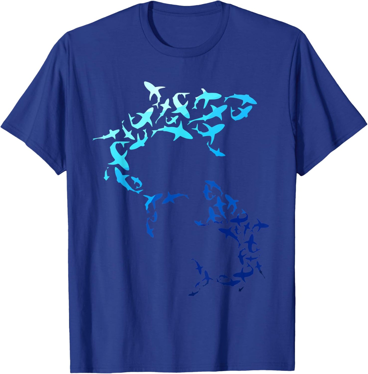 GreatWhite Shark Lover Marine Biology Animal Science T-Shirt - T-Shirt | Royal