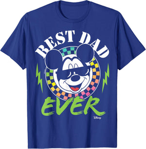 Disney - Mickey Best Dad Ever T-Shirt - T-Shirt | Royal