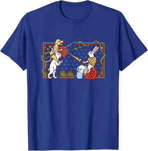 Rabbit Knight of Coconut Medieval Ages T-Shirt - T-Shirt | Royal