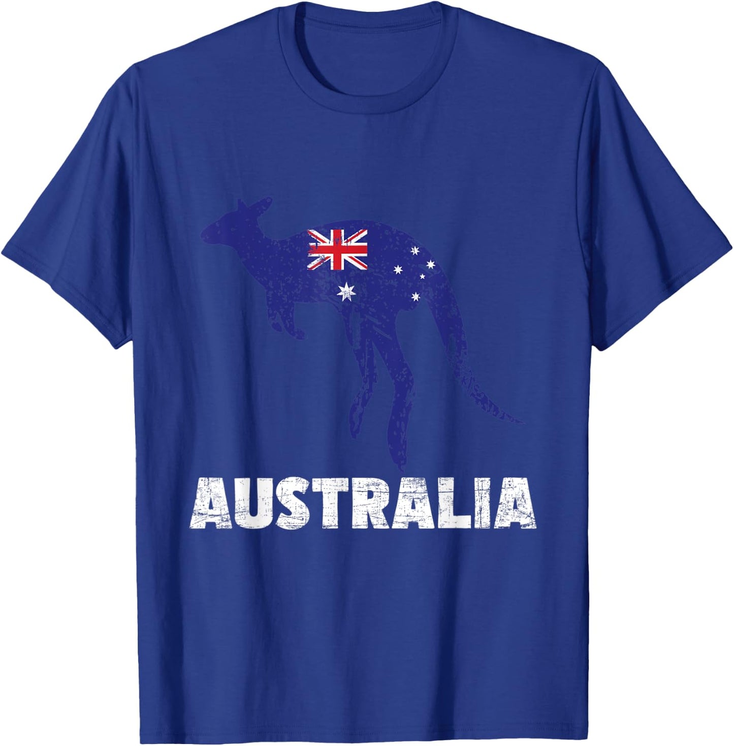 Mother And Baby Kangaroo - Marsupial Australia Animal Lover T-Shirt - T-Shirt | Royal