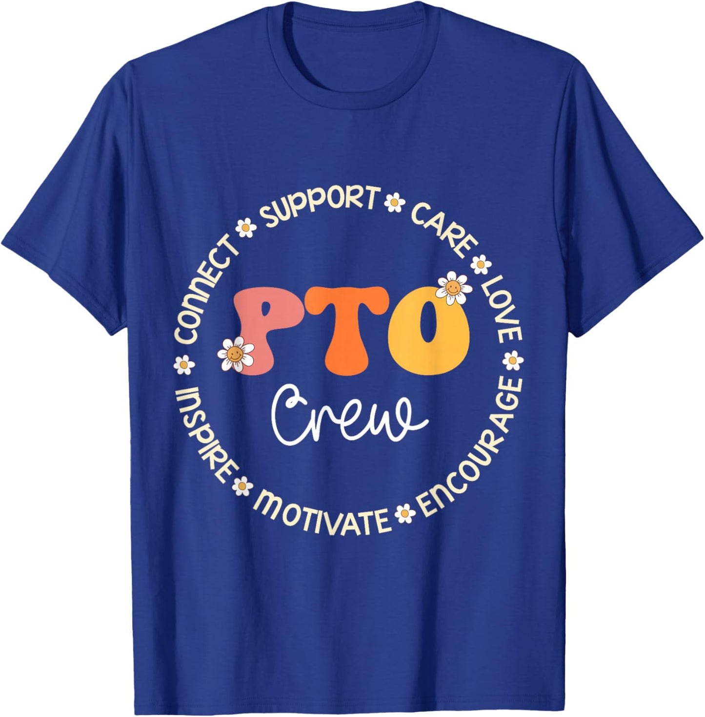 PTO Crew Appreciation Week Back to School T-Shirt - T-Shirt | Royal