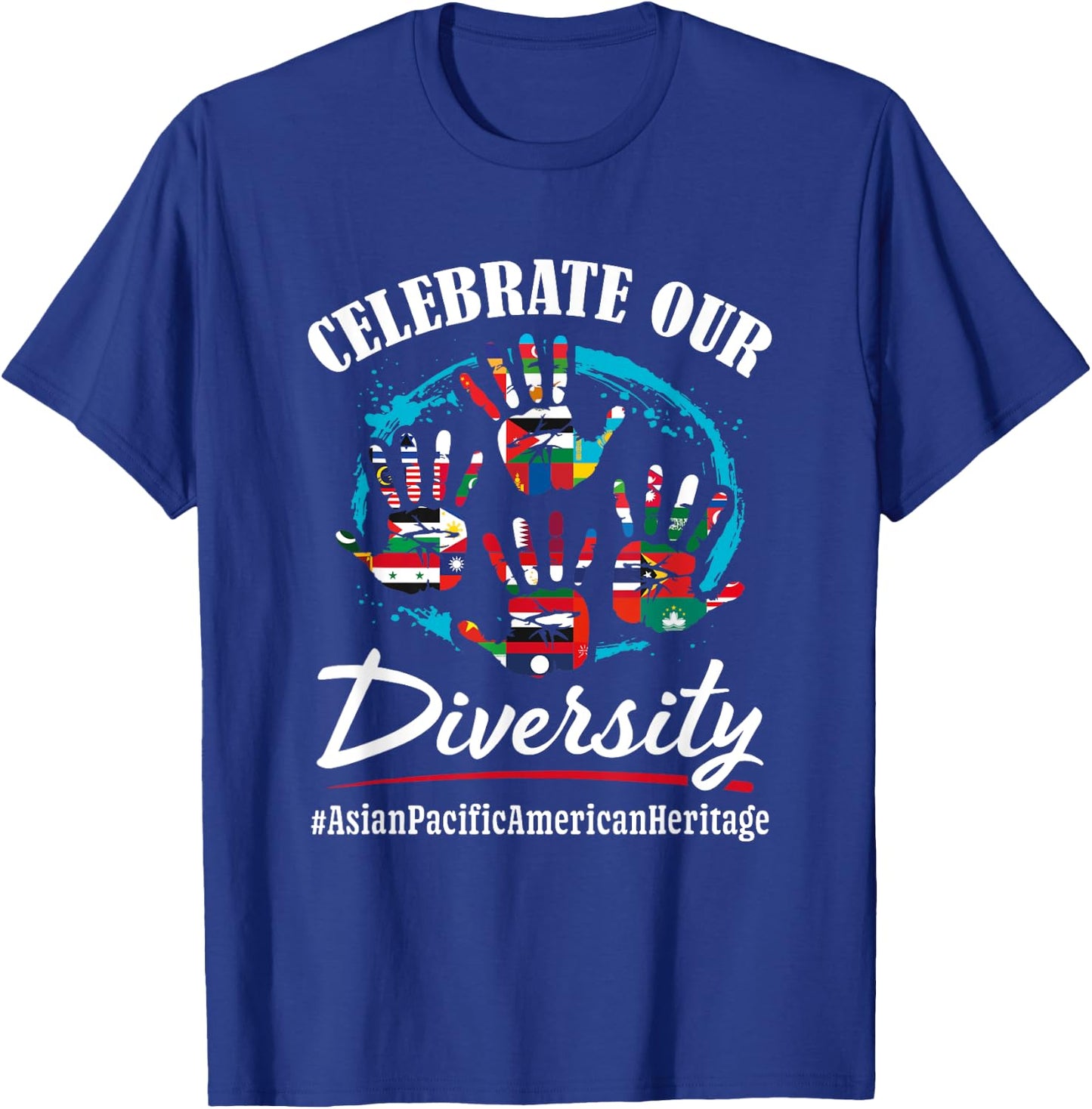 Diversity Asian American Pacific Islander Heritage Month T-Shirt - T-Shirt | Royal