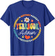 Groovy Yearbook Advisor Literary Club School Publication T-Shirt - T-Shirt | Royal