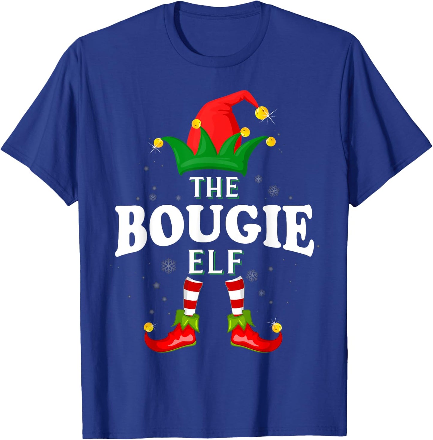 Xmas Bougie Elf Family Matching Christmas Pajama T-Shirt - T-Shirt | Royal