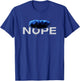 NOPE Blue Cloud Logo T-Shirt - T-Shirt | Royal