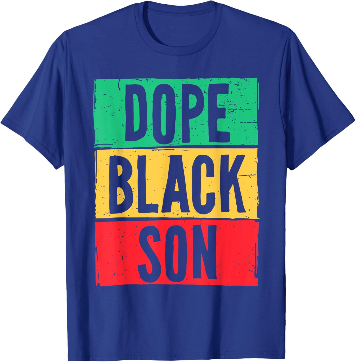 Dope Black Son Juneteenth History Month Matching T-Shirt - T-Shirt | Royal