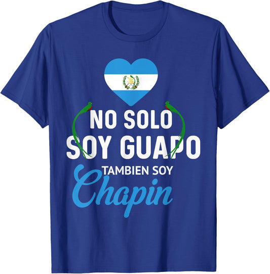 Guatemalan Flag Map Guatemala Chapin Camiseta Slang Boy Men T-Shirt - T-Shirt | Royal