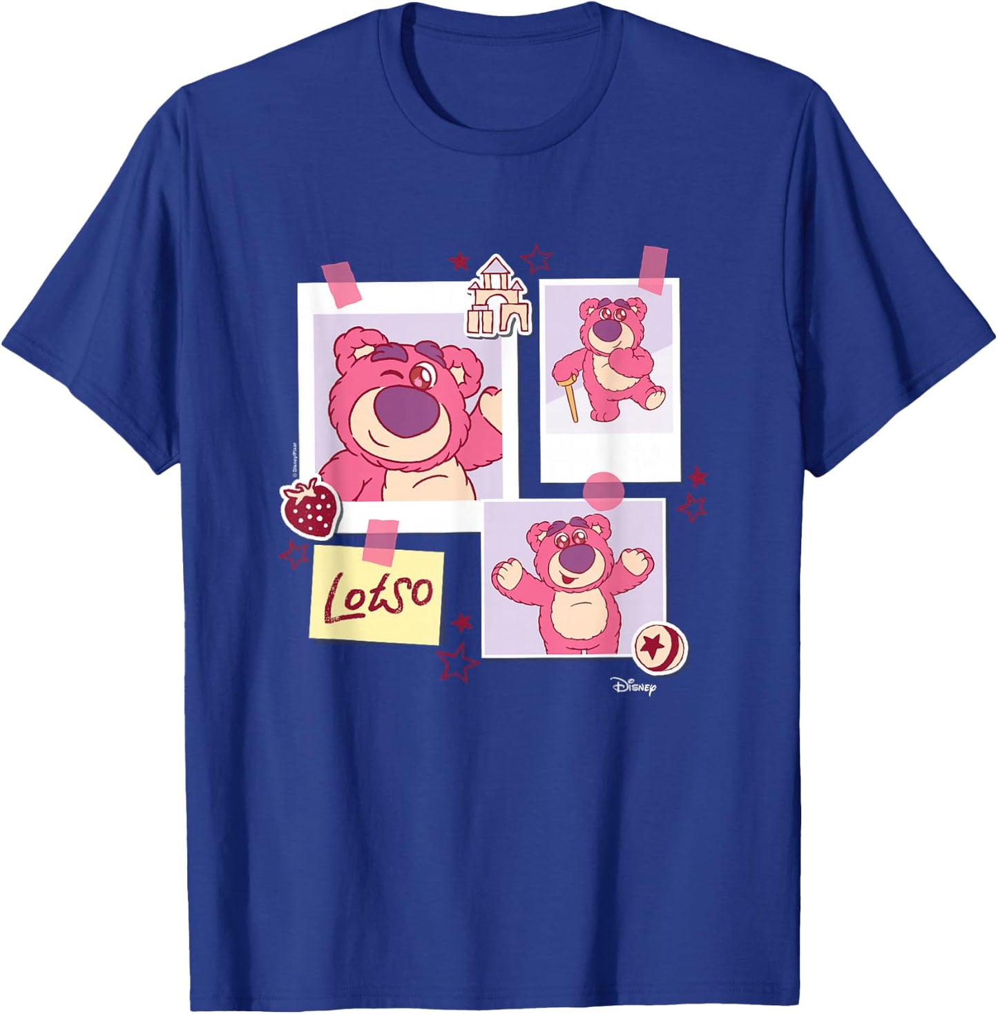 Toy Story - Lotso Grid T-Shirt - T-Shirt | Royal